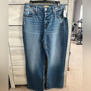 Goldie Cheeky Wide Leg Blue Jeans